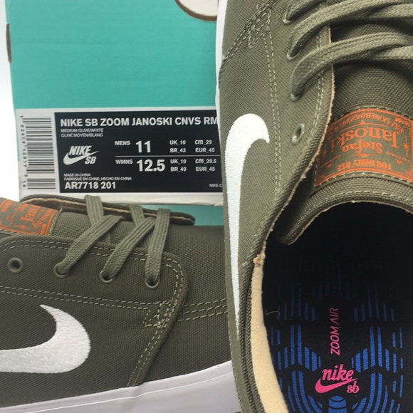 Nike SB Zoom Janoski CNVS RM medium olive/white - Picture 8 of 8